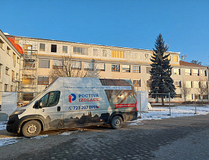 Zateplení nástavby pomocí foukané izolace